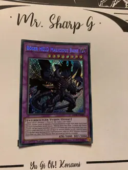 BOSER HELD MALICIOUS BANE - 1. AUFLAGE BROL-DE069 DEUTSCH Yu Gi Oh! CARD SECRET - Image 3