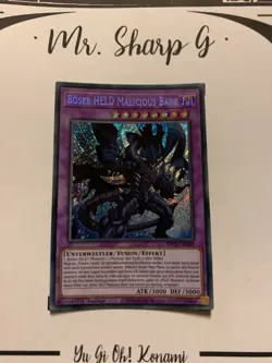 BOSER HELD MALICIOUS BANE - 1. AUFLAGE BROL-DE069 DEUTSCH Yu Gi Oh! CARD SECRET - Image 4