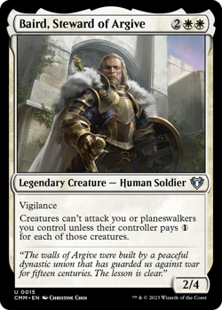 Baird, Steward of Argive FOIL Commander Masters MINT Uncommon CARD ABUGames - Image 1
