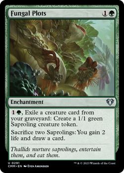 Fungal Plots FOIL Commander Masters NM Enchantment Uncommon MAGIC CARD ABUGames - Image 1