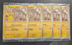 5 x Pikachu at the Museum Jumbo Cards Regular, Mint Sealed - Image 1