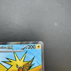 Pokemon 192/165 Zapdos ex Scarlet & Violet-151 Holo Ultra Rare Card Tcg 2023 - Image 5