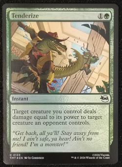 Tenderize x1 - MTG TMNT Teenage Mutant Ninja Turtles - NM - Image 1