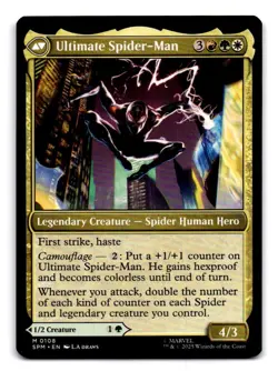 Miles Morales Ultimate Spider-Man MTG Marvel SPM 108 Mythic NM - Image 2
