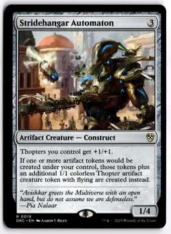 Stridehangar Automaton NM DRC Commander: Aetherdrift MTG - Image 1