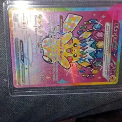 Pokemon Pikachu ex Tera Full Art Holo EX 200 HP Card English - Image 4