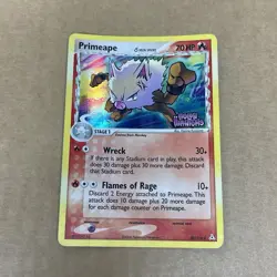Pokemon EX Holon Phantoms Primeape 50/110 Holo Stamped Uncommon 2006 - LP - Image 1