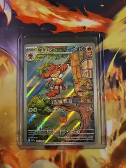 Simisear 100/86 Illustration Rare Full Art Pokemon Card - Image 1
