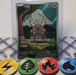 Pokemon TCG Pinsir 168/167 Twilight Masquerade Illustration Rare 2024 NM - Image 1