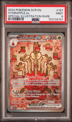 2024 POKEMON SCR EN-STELLAR CROWN SPECIAL ILLUSTRATION RARE HYDRAPPLE EX PSA 9 - Image 1