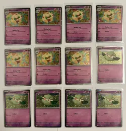 Pokemon TCG LOT OF 12 Phantasmal Flame Promo Cards Whimsicott 019 & Cottonee 018 - Image 1