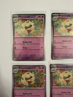 Pokemon TCG LOT OF 12 Phantasmal Flame Promo Cards Whimsicott 019 & Cottonee 018 - Image 2
