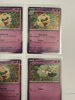 Pokemon TCG LOT OF 12 Phantasmal Flame Promo Cards Whimsicott 019 & Cottonee 018 - Image 4