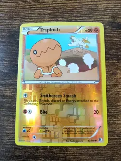 Trapinch 83/149 Boundaries Crossed Reverse Holo Pokemon Card - Image 1