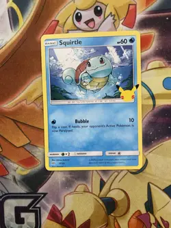 Squirtle 17/25 McDonalds 2021 Pokemon Card - NM - Image 1