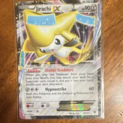 Jirachi EX Ultra Rare Holo Pokemon TCG Plasma Blast 60/101 English Card 2013 - Image 1