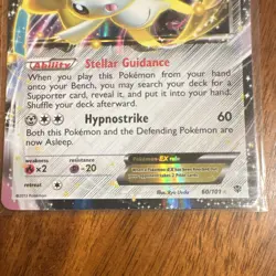 Jirachi EX Ultra Rare Holo Pokemon TCG Plasma Blast 60/101 English Card 2013 - Image 3