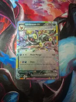 Pokemon TCG Umbreon EX 060/131 Prismatic Evolutions Card Near Mint Condition - Image 1