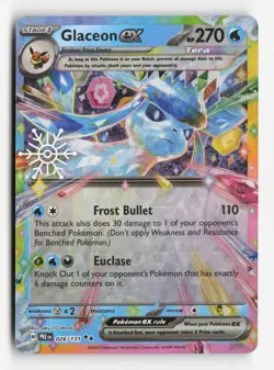 Glaceon ex (Holiday Stamped Promo) 026/131 Pokemon PRE SV: Prismatic Evolutions - Image 1