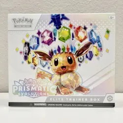 Pokemon TCG Prismatic Evolutions Elite Trainer Box ETB New Factory Sealed - Image 1