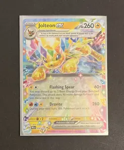 Pokemon Jolteon ex 030/131 Prismatic Evolutions Double Rare Holo Near Mint - Image 4