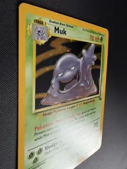 Muk Holo Fossil Pokemon 13/62 Rare WOTC English Near Mint - Image 2
