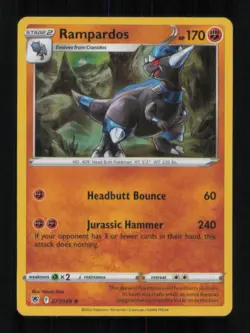 HOLO RAMPARDOS RARE HOLO 077/189 NM POKEMON - Image 1