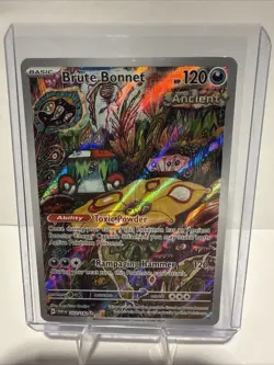 BRUTE BONNET 207/182 ILLUSTRATION RARE PARADOX RIFT POKEMON NEAR MINT - Image 1