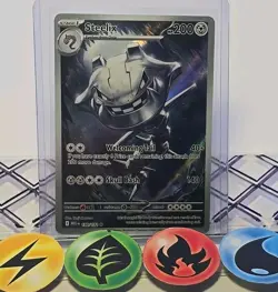 Pokemon TCG Steelix 150/132 Mega Evolutions Illustration Rare 2025 NM - Image 1