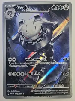 Pokemon TCG Steelix 150/132 Mega Evolutions Illustration Rare 2025 NM - Image 2