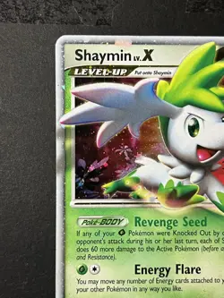 Pokemon - SHAYMIN LV.X DP39 Black Star Promo Holo Bleed ENG 2009 | EXC - Image 3