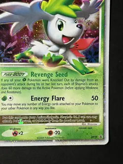 Pokemon - SHAYMIN LV.X DP39 Black Star Promo Holo Bleed ENG 2009 | EXC - Image 4