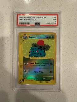Pokemon TCG Ivysaur Expedition Base Set Reverse Holo Uncommon Card 82/165 - Image 1