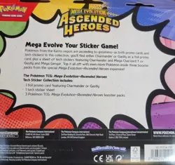 Pokemon TCG Ascended Heroes Tech Sticker Collection Charmander BRAND NEW SEALED - Image 5