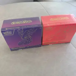 Koraidon and Miraidon Pokemon Center Elite Trainer Box Scarlet Violet ETB SET! - Image 1