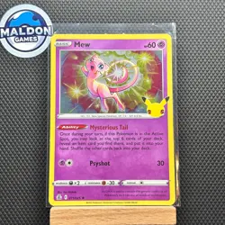 Mew 011/025 Celebrations Holo Rare NM 2021 - Image 1