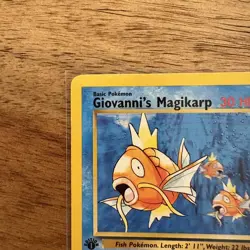 Giovanni's Magikarp - 1st Edition - 73/132 Gym Challenge - Pokemon TCG - 2000 - Image 2