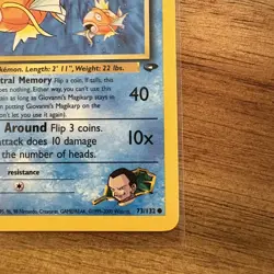 Giovanni's Magikarp - 1st Edition - 73/132 Gym Challenge - Pokemon TCG - 2000 - Image 5