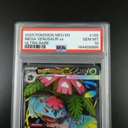 PSA 10 Mega Venusaur ex 155/132 Pokemon Mega Evolutions Graded Card - Image 2