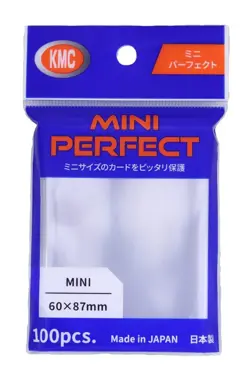 KMC MINI Perfect Fit / Size Sleeves - 60x87mm - 100 Count - Yugioh Vanguard - Image 1