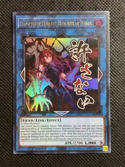 YuGiOh! Promethean Princess Bestower of Flames RA05-EN107 Ultra Rare 1st Ed NM - Image 1