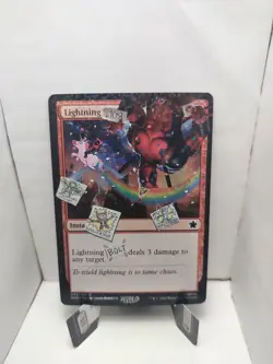 Lightning Bolt (042) Secret Lair Drop MTG Pool Party Foil Near Mint (Deadpool) - Image 1