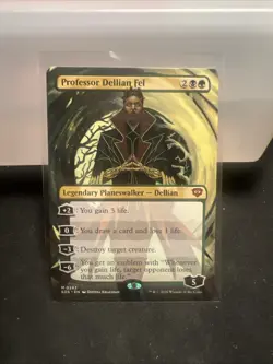 WotC Secrets of Strixhaven Professor Dellian Fel (Borderless) (MR) NM - Image 1
