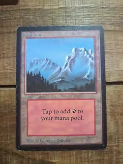 Alpha Mountain Variant B LP Lightly Played MTG - Image 1