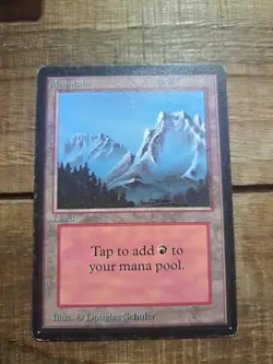 Alpha Mountain Variant B LP Lightly Played MTG - Image 2