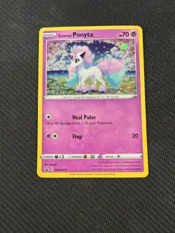Pokemon Galarian Ponyta SWSH013 Black Star Promo - Image 1