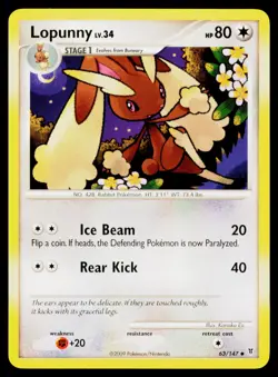Lopunny - Normal 63 Uncommon Pokemon Supreme Victors NM - Image 1