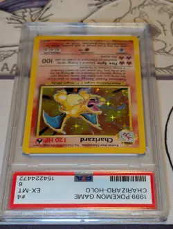 1999 Pokemon Base Set Charizard Holo 4/102 PSA 6 EX-MT - Original Owner - No BS2 - Image 5