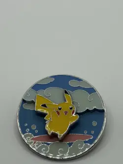 Official Pokemon Flying & Surfing Pikachu 25th Celebrations Pin 2021 - Image 3