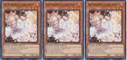*** 3X ASH BLOSSOM & JOYOUS SPRING 3X *** PLAYSET 1ST EDITION SDCB-EN014 YUGIOH! - Image 1